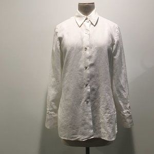 Irish Linen White Blouse